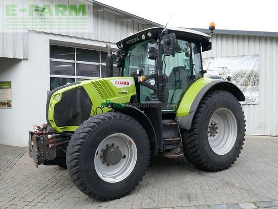 Tractor agrícola - Claas - arion 550 cmatic cebis kommunal