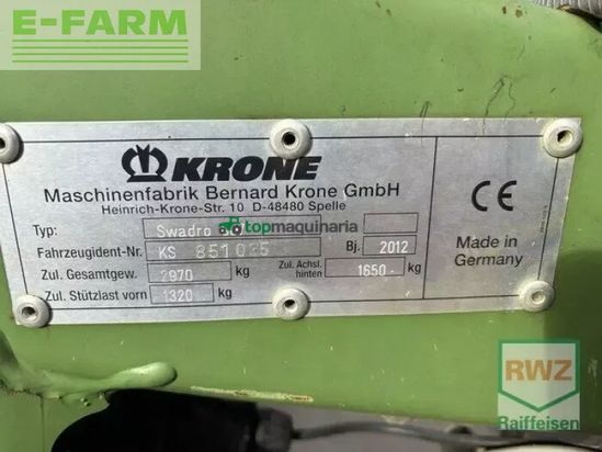 Rastrillo - Krone - swadro 907