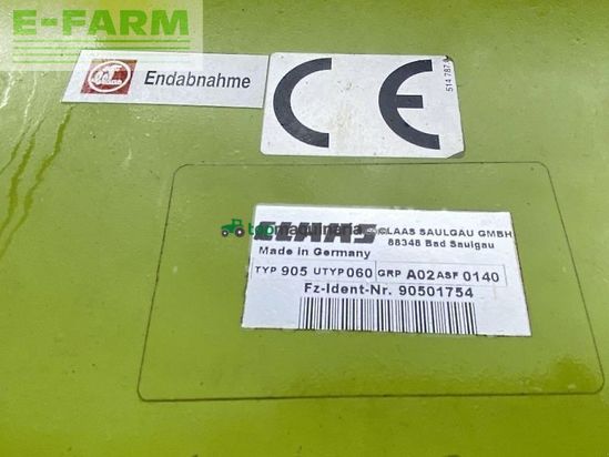Cosechadora de Cereal - Claas - jaguar 950+pu300+orbis 750