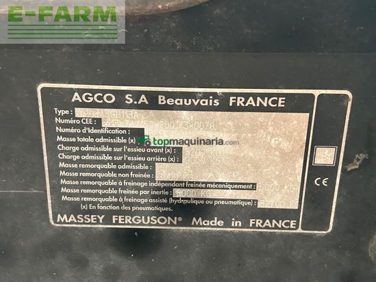 Tractor agrícola - Massey Ferguson - 6485 dyna 6