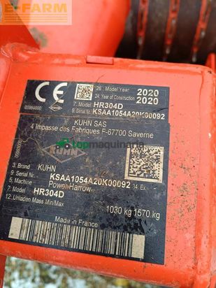 Grada rotativa - Kuhn - hr 304