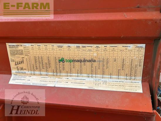 Sembradora - Reform - semo 100 - 3m