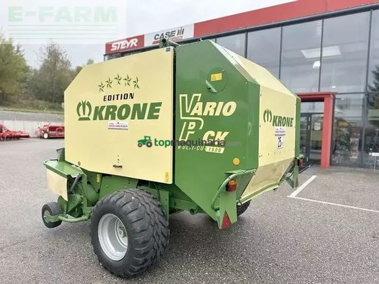 Empacadora gigant - Krone - vario pack 1500 multi cut rundballenpresse