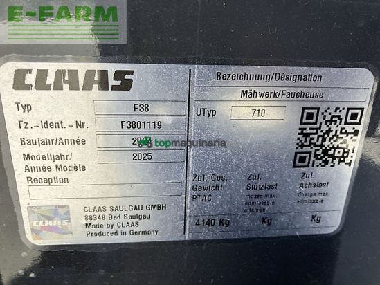 Cortacésped manual - Claas - disco 9700 c as business avo25