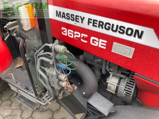 Tractor agrícola - Massey Ferguson - 3625 ge plattform