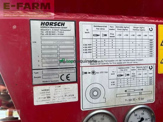 Sembradora - Horsch - pronto 6 dc