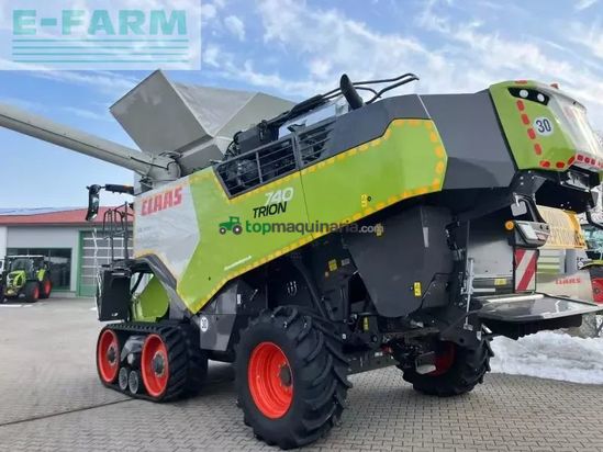 Cosechadora de Cereal - Claas - trion 740 tt mit v 770
