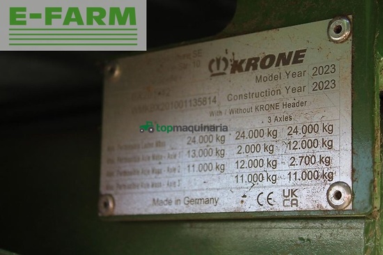 Cosechadora de Cereal - Krone - big x 630 optimaize