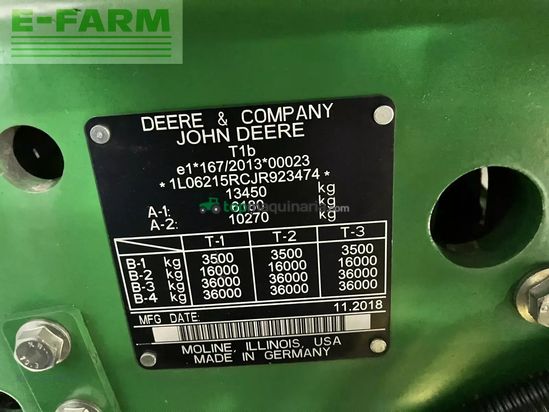 Tractor agrícola - John Deere - 6215r