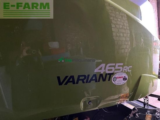 Empacadora gigant - Claas - variant 465 rc pro