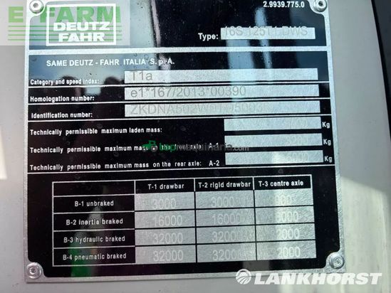 Tractor agrícola - Deutz-Fahr - 6125 c ps java-green