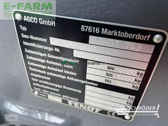 Tractor agrícola - Fendt - 724 s4 profi plus | rtk | radgewichte