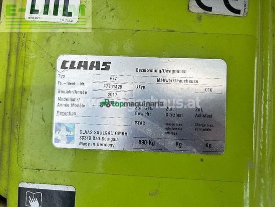 Cortacésped manual - Claas - disco 3550
