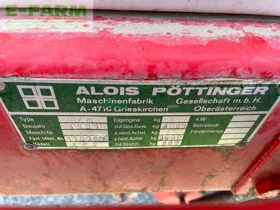 Cinta transportadora de forraje - Pöttinger - ernteprofi ii