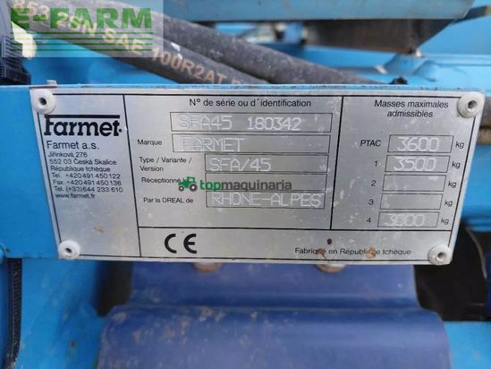 Cultivador - Farmet - souterrain 4m5
