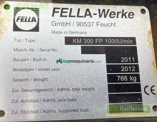 Cortacésped manual - Fella - km 300fp gebr. mähwerk