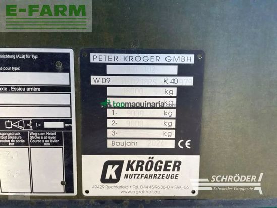 Remolqu agrícola - Kröger - n/a