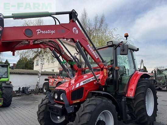 Tractor agrícola - Massey Ferguson - 5455 + faucheux prestige 120
