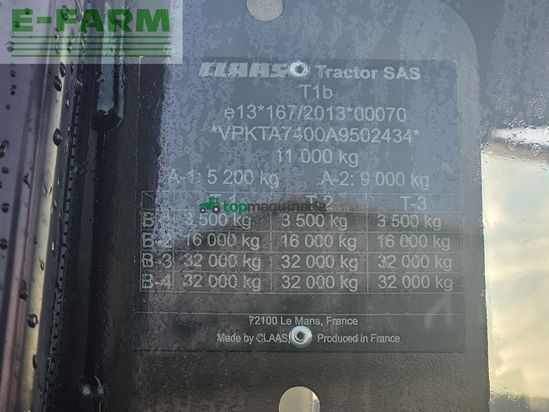 Tractor agrícola - Claas - arion 570 cmatic cebis