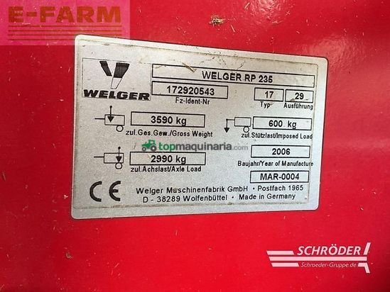 Empacadora gigant - Welger - rp 235 profi