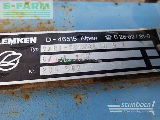 Arado - Lemken - variturmalin 9 x 6+1 l100