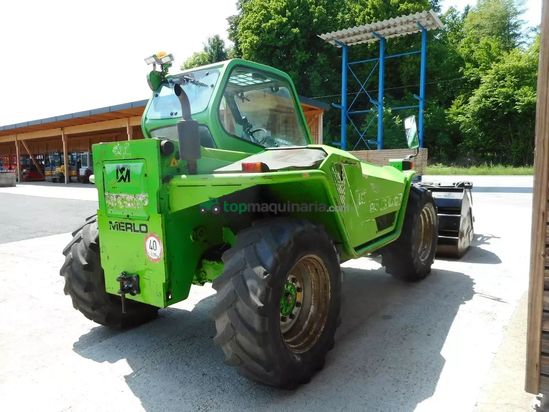 Telescopica - Merlo - p33.7kt mit schaufel + greiferschaufel + gabel