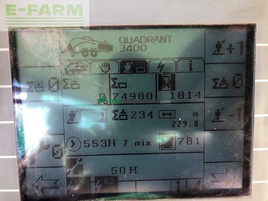 Empacadora gigant - Claas - quadrant 3400