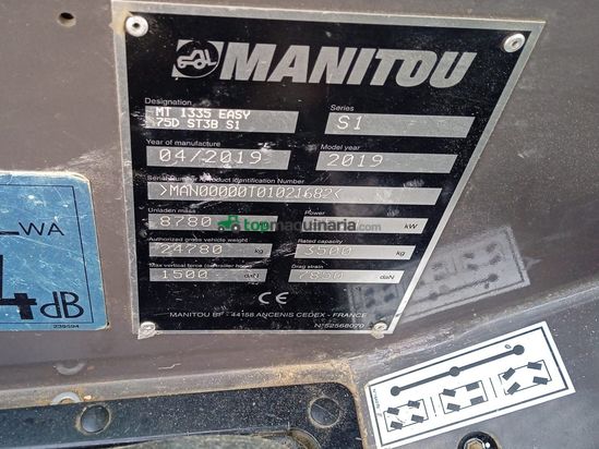 Telescopica MANITOU MT1335 EASY