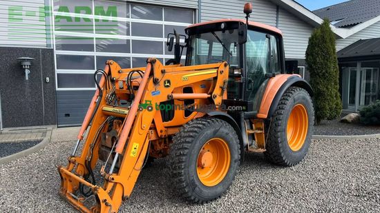 Tractor agrícola - John Deere - 6430 med frontlæsser og vejdæk