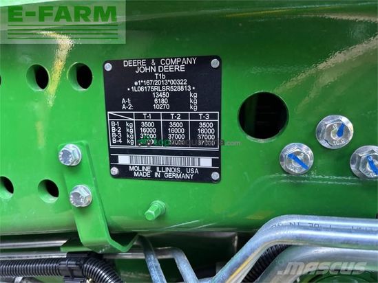 Tractor agrícola - John Deere - 6r175 *garantieverlängerung*