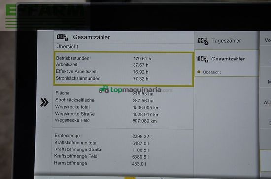 Cosechadora de Cereal - Claas - trion 740 terra trac