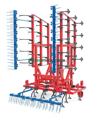 Vibrocultivador LA SIDERO con brazo tipo espiral de 20x20 mm 