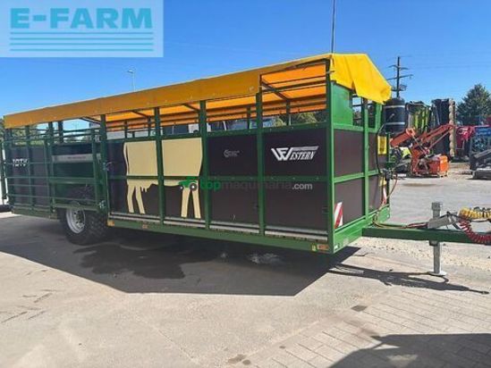 Remolqu agrícola -  - wf-7dtv viehtransportwagen / viehanhänger