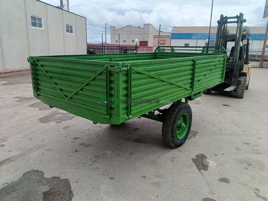Remolque agrícola de 1 eje de 3250x1800x500