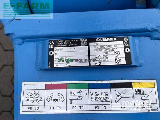 Arado - Lemken - diamant 16 v u - vorführer