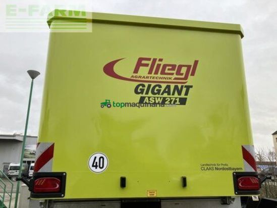 Cinta transportadora de forraje - Fliegl - gigant asw 271 compact fox