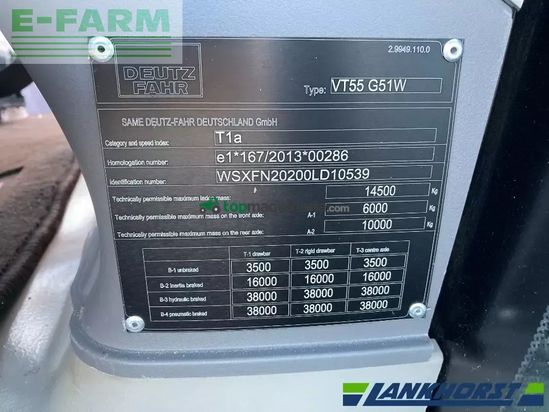 Tractor agrícola - Deutz-Fahr - 6230 ttv black-warrior