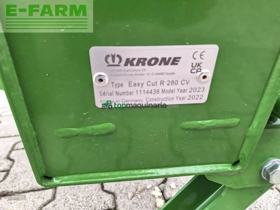 Cortacésped manual - Krone - easycut r 280 cv