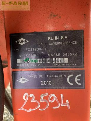 Cortacésped manual - Kuhn - fc 283 gii