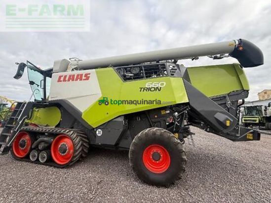 Cosechadora de Cereal - Claas - trion 660 terra trac
