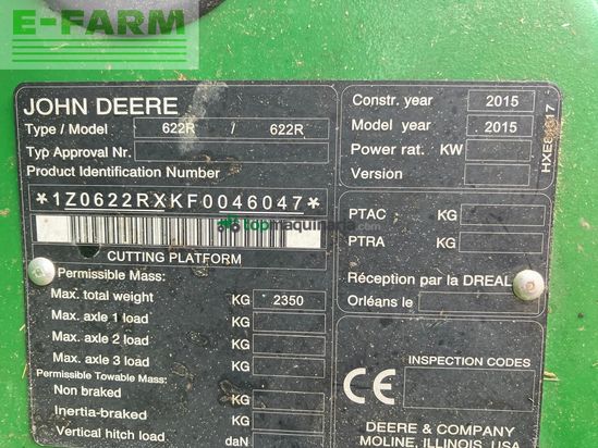 Cosechadora de Cereal - John Deere - W660 HM