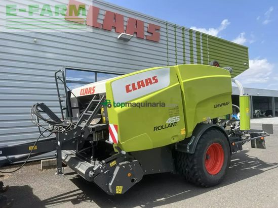 Empacadora gigant - Claas - rollant 455 rc uniwrap