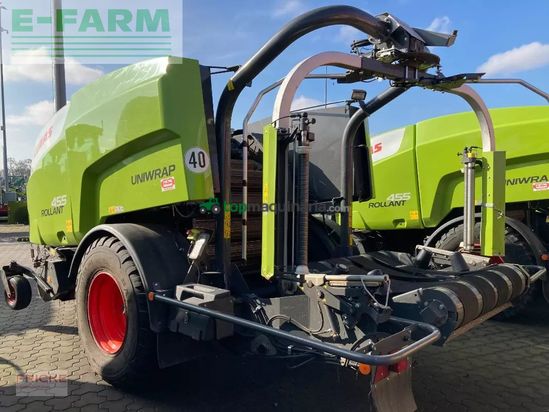 Empacadora gigant - Claas - rollant 455 uniwrap