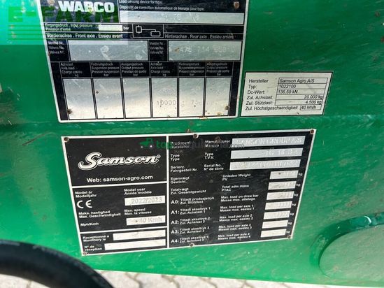 Cisterna - Samson - tg 18 mit tsb2 schleppschuhgestänge