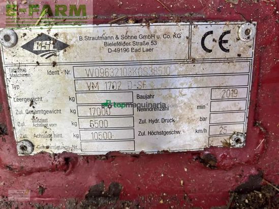 Remolqu esparcidor - Strautmann - verti-mix 1702 d-sf