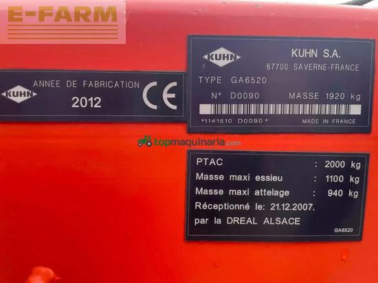 Rastrillo - Kuhn - ga 6520
