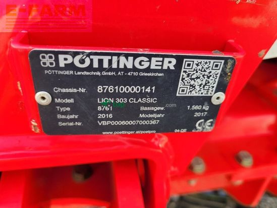 Combinado de siembra - Pöttinger - lion 303 classic + vitasem 302