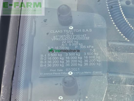 Tractor agrícola - Claas - axion 960 terra trac cebis (stage v) CEBIS