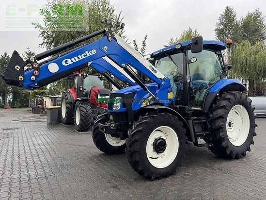 Tractor agrícola - New Holland - t6020 elite + quicke q55 Elite