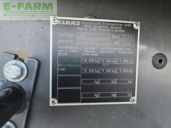 Cosechadora de Cereal - Claas - trion 740 montana 4x4